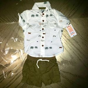 Carter's Just One You - Boy's Shirt/Shorts Set (3M)